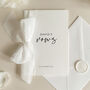 Luxury 'His Vows' Wedding Vows Card, Personalised, thumbnail 6 of 11