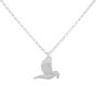 Turtle Dove Necklace In Silver, thumbnail 2 of 4