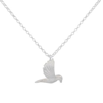 Turtle Dove Necklace In Silver, 2 of 4