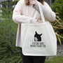 Personalised Cat Lover Tote Bag, thumbnail 2 of 12
