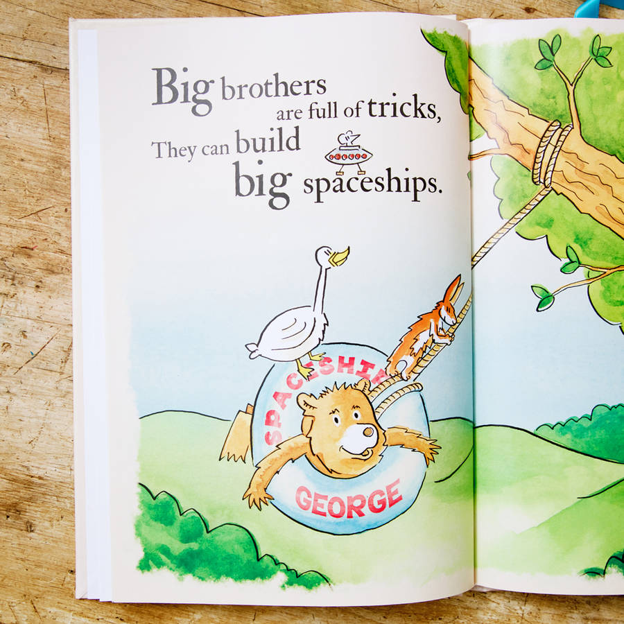 Personalised Big Brothers Are Great Book By Jonny's Sister