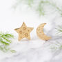 Mismatched Star And Moon Stud, thumbnail 1 of 6