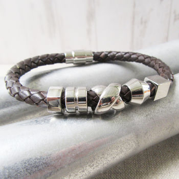 Men's Bolo Leather Bracelet, 4 of 5