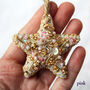 Hand Embroidered Star Christmas Decoration, thumbnail 6 of 12