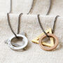 Men's Personalised Double Geometric Pendant Necklace, thumbnail 2 of 8