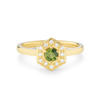 Ethical Sapphire Diamond Engagement Ring: Soraya, 3 of 6