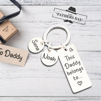 Personalised Keyring For Dad, 3 of 3