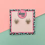 Small Reindeer Christmas Studs *More Colours Available*, thumbnail 1 of 2