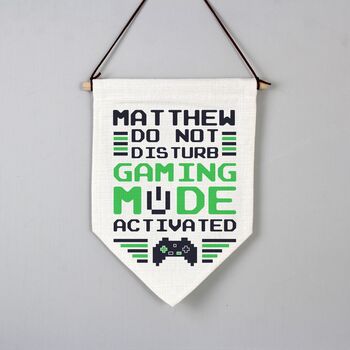 Personalised Gaming Hanging Banner, 3 of 3