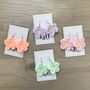 Crochet Daisy Flower Earrings, thumbnail 1 of 11