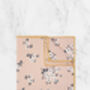 Wedding Handmade 100% Cotton Floral Print Tie In Peach, thumbnail 4 of 5