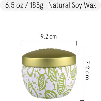 Natural Vegan Scented Soy Tin Candle, 7 of 9