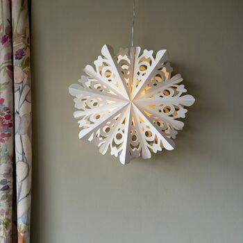 Paper Star Lantern With Lights | Fair Trade, 7 of 8