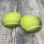 Personalised Tennis Ball Coaster, thumbnail 2 of 3