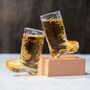 Set Of Three Cowboy Boot Shot Glasses, thumbnail 2 of 6