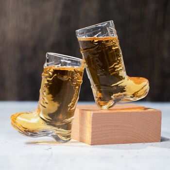 Set Of Three Cowboy Boot Shot Glasses, 2 of 6