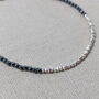 Thai Silver And Hematite Nugget Bracelet, thumbnail 3 of 7