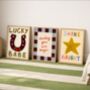 Shine Bright Star Drawn Illustrated Nursery Print, thumbnail 3 of 4