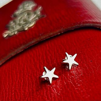 Two Pairs Of Star And Moon Earrings In Sterling Silver, 7 of 8