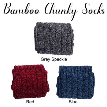 Men's Warm Bamboo Wool Christmas Socks Gift, 6 of 8