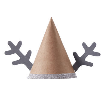 Mini Reindeer Party Hats Christmas, 2 of 3