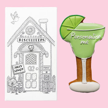 Personalised Margarita Cocktail Letterbox Biscuit, 2 of 2