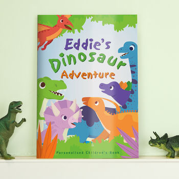 Personalised Dinosaur Adventure Story Book, 9 of 11
