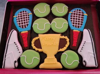 Personalised Tennis Biscuit Tin, 2 of 10