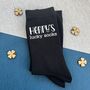 Personalised Good Luck Exam Socks, thumbnail 1 of 3