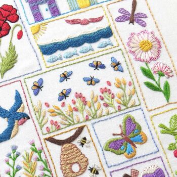 Summer Splendour Hand Embroidery Kit, 6 of 12