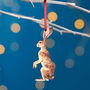 Hare Christmas Tree Decoration, thumbnail 1 of 4