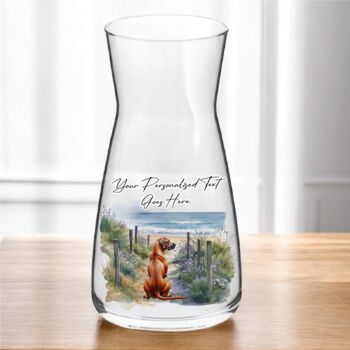 Personalised Rhodesian Ridgeback Dog Beach Walk Collection, 8 of 8