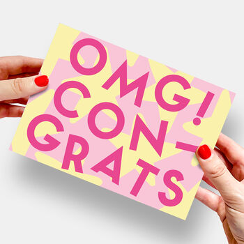 Omg! Congrats Letterbox Message Cookies Purple, 4 of 7