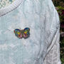 Bright Rainbow Butterfly Enamel Pin Badge, thumbnail 5 of 11