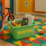 Custom Name Vinyl Stickers For Playroom Storage, thumbnail 9 of 10