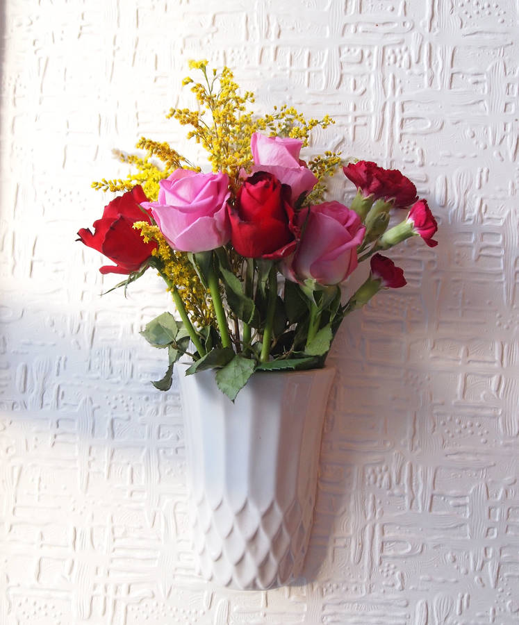 Wall Flower Vase By Louise Buchan