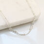 Delicate Silver Layered Chain Necklace, thumbnail 1 of 3