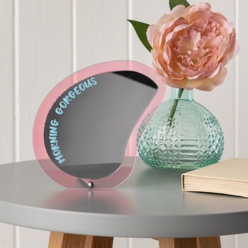 Personalised Bedside Table Affirmation Mirror, 2 of 8