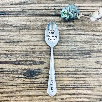 Personalised Vintage Teaspoon, 3 of 6