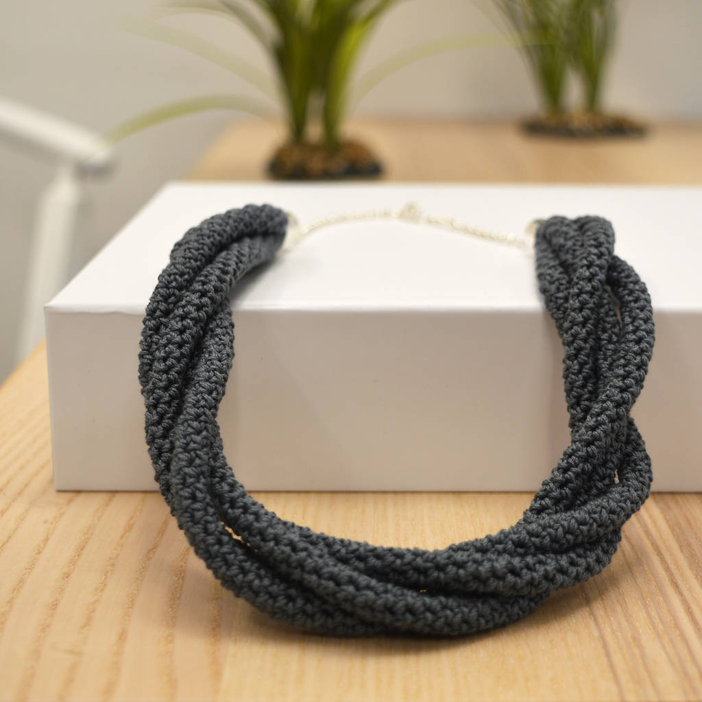 Four Strand Necklace Crochet Kit, 1 of 5
