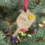 Personalised Pickleball Christmas Tree Decoration, thumbnail 5 of 5