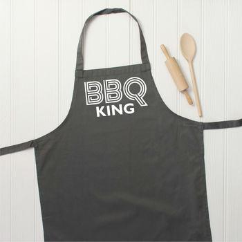 Bbq King Fathers Day Apron, 4 of 7