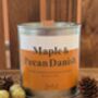 Maple And Pecan Danish Wood Wick Autumnal Candle, thumbnail 1 of 3