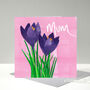 Crocus Mother's Day Card, thumbnail 2 of 6