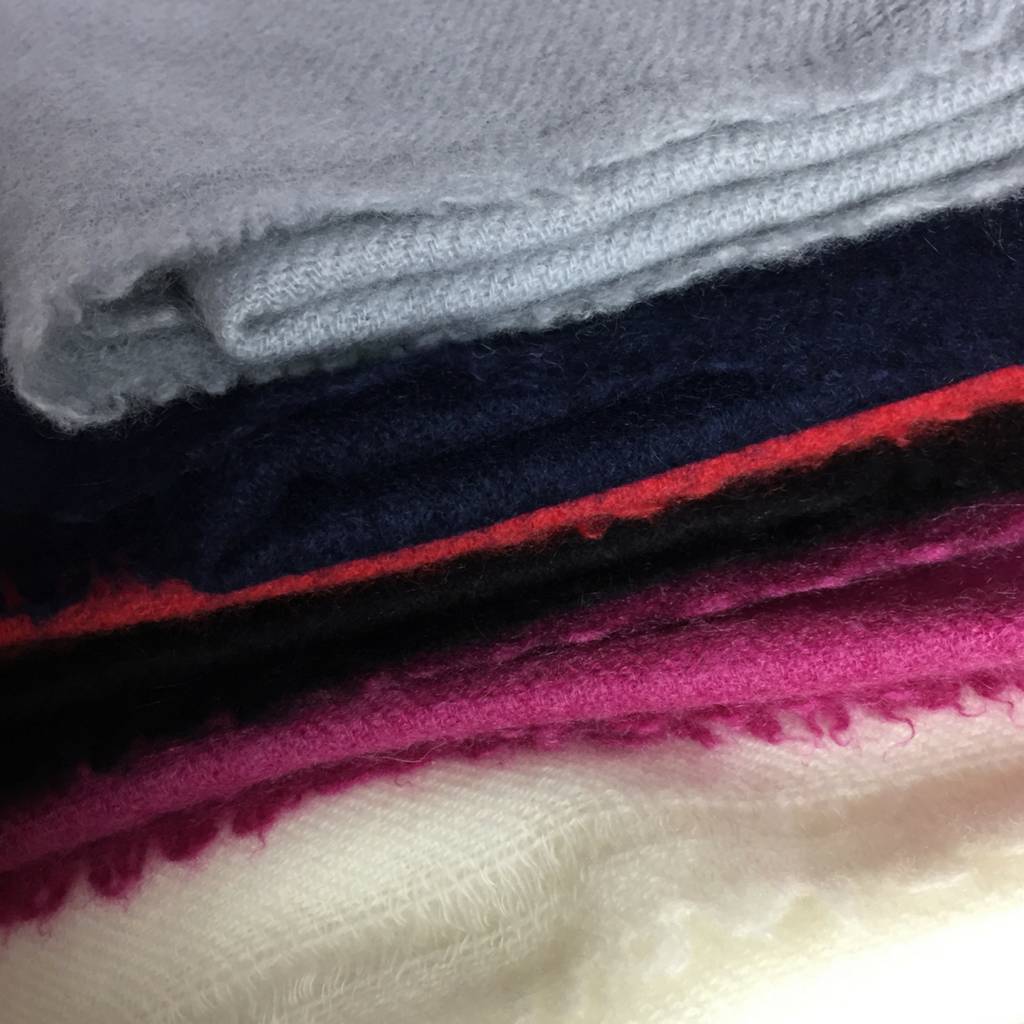 100% cashmere woven pashmina shawls stole by mimi & thomas® cashmere ...