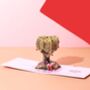 3D Pop Up Heart Tree Valentine Card, thumbnail 1 of 4