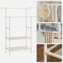 Clothing Stand Clothes Rack With Hanging Rails Shelves, thumbnail 5 of 8