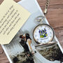 Personalised 50th Birthday Pocket Watch Family Crest, thumbnail 5 of 5