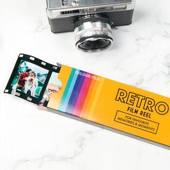 Personalised Retro Film Reel Metal Photo Print, 2 of 5