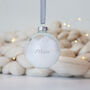 Personalised Glass Memory Feather Bauble, thumbnail 3 of 6